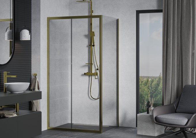 Duscharmatur im Badezimmer