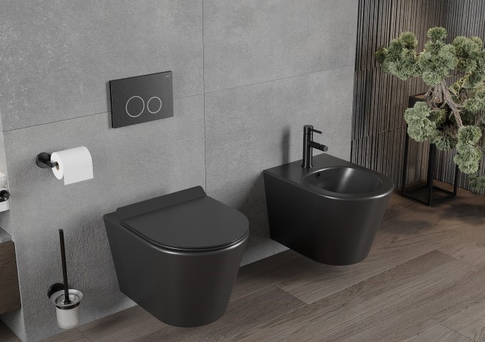 Behälter und Toilettenbürsten aus Metall