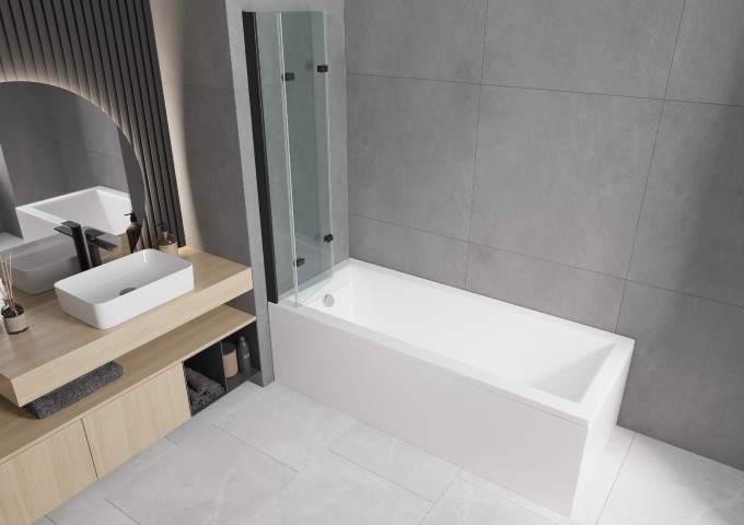 Badewannenabtrennungen 120 cm