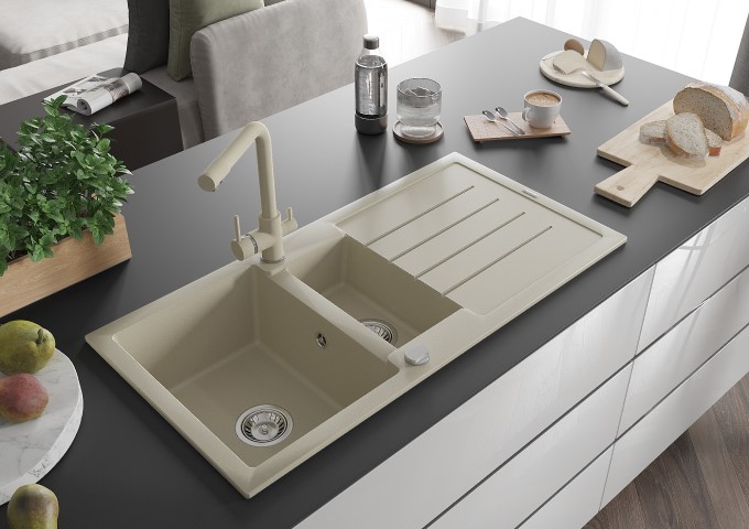Beige Küchenarmaturen