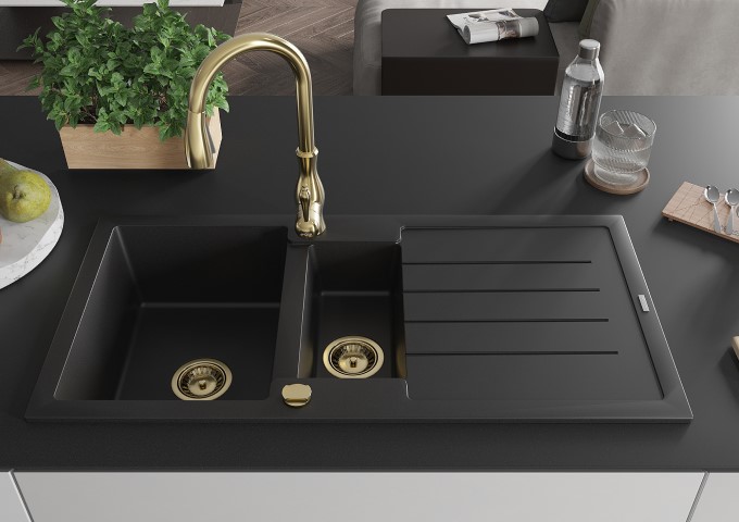Hohe Küchenarmaturen
