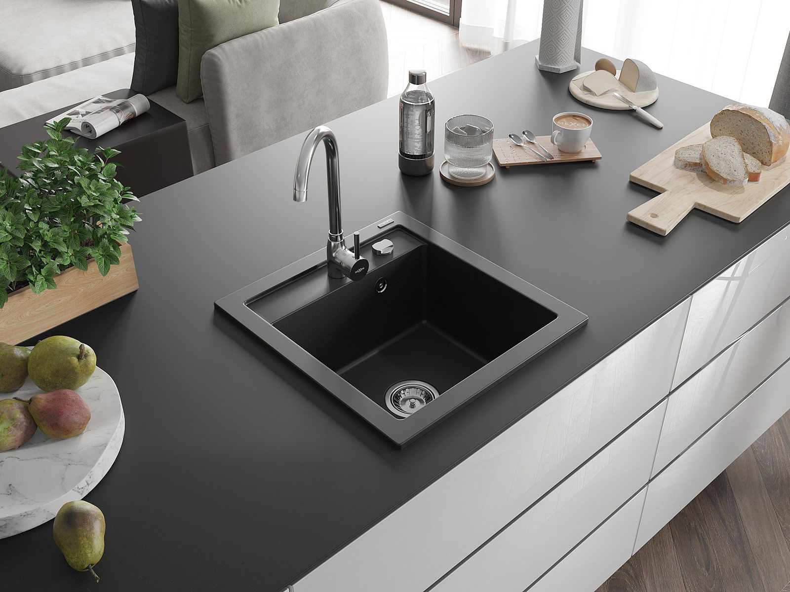 Einzelbecken-Sink