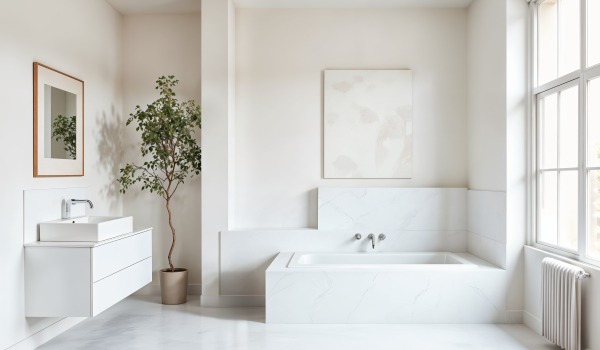 Modisches skandinavisches Badezimmer - die besten Tricks der Designer