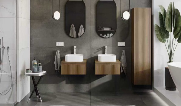 Traumbad mit zwei Waschbecken