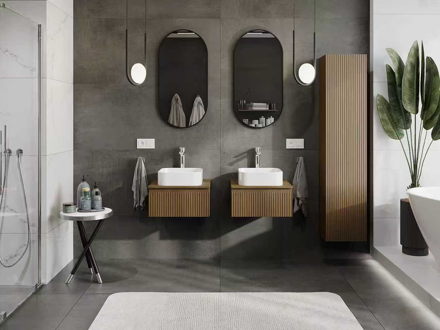 Traumbad mit zwei Waschbecken