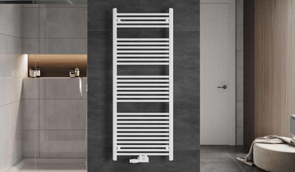 Handtuchheizkörper im Badezimmer