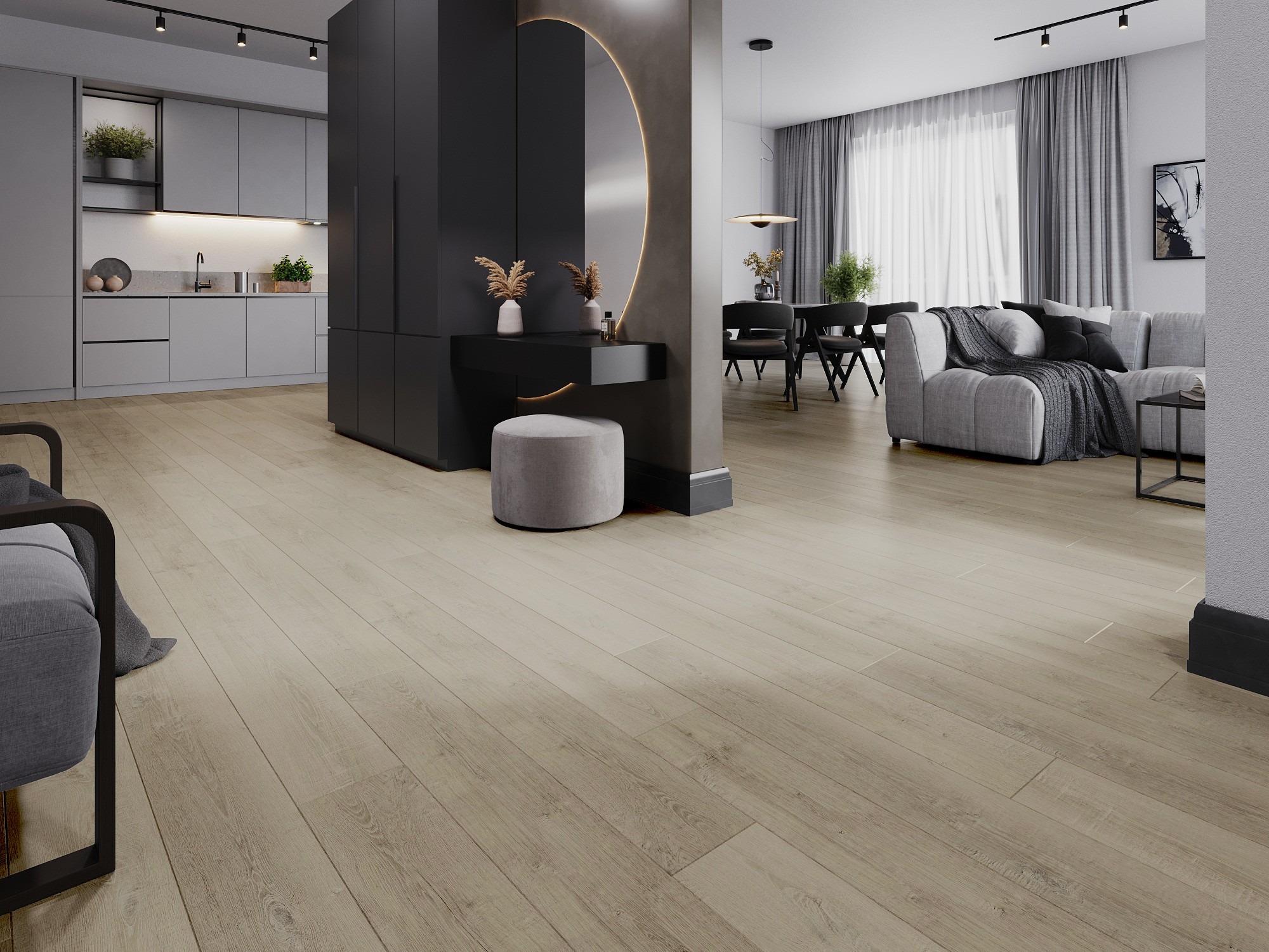Wasserdichte Vinylplatten in Holzoptik