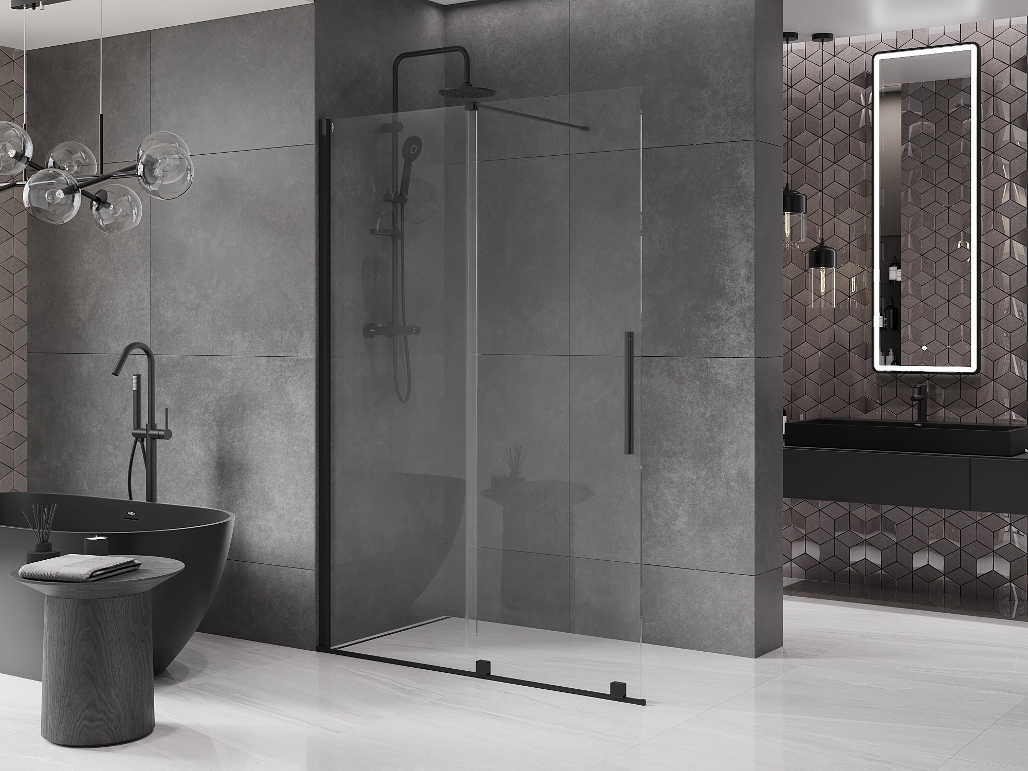 Schiebetrennwand für die Dusche – ideale Lösung für kleine Bäder